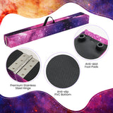 7 Feet Folding Portable Floor Balance Beam with Handles for Gymnasts-Transparent