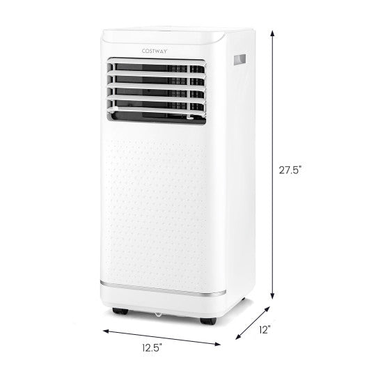 8000 BTU Portable Air Conditioner with Dehumidifier and Fan Mode