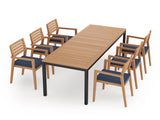 Rhodes 6 Seater Dining Set with 96 In. Table