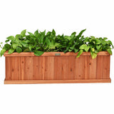 Wooden Decorative Planter Box for Garden Yard and Window