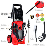 3000 PSI Electric High Pressure Washer With Patio Cleaner-Red