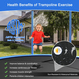 Outdoor Trampoline with Safety Closure Net-10 ft