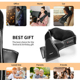 Shiatsu Neck Massager with Heat and Deep Tissue 3D-Kneading-Black