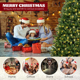 8 FT Corner Artificial Christmas Tree with 1137 Branch Tips and 360 Warm White LED Lights