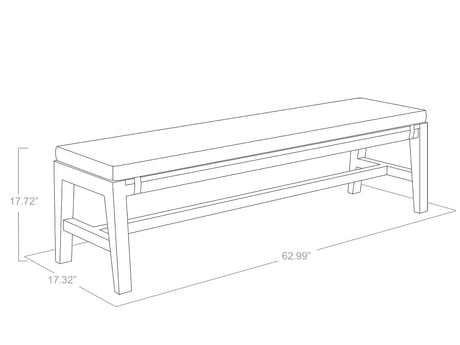 Rhodes Dining Bench