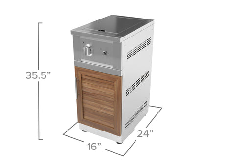 Outdoor Kitchen Stainless Steel Performance Side Burner with Cabinet