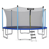 15 Feet Outdoor Bounce Trampoline with Safety Enclosure Net