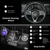 12V 2-Seater Kids Ride On Car Licensed Mercedes Benz X Class RC with Trunk-Black