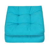 21 Inch x 21 Inch Patio Chair Seat Cushion Pads for Indoor and Outdoor-Turquoise