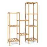 9/11-Tier Bamboo Plant Stand for Living Room Balcony Garden-9-Tier