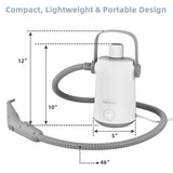 1000W Multifunction Portable Hand-held Steam Cleaner with 10 Accessories-Gray