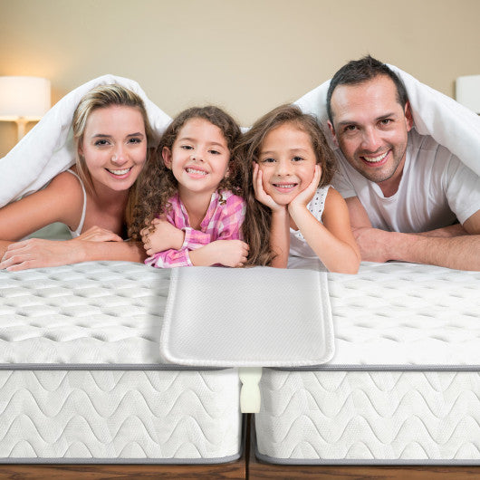 9 Inch Wide Bed Bridge Twin to King Converter Kit with Strap