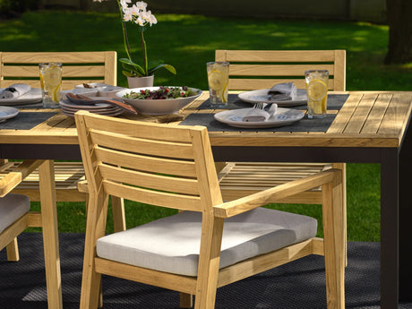 Rhodes 4 Seater Dining Set with 72 In. Table