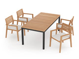 Rhodes 4 Seater Dining Set with 72 In. Table