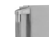 Outdoor Kitchen Aluminum 5 Piece Cabinet Set with 3-Drawer, 2-Door Cabinet, Countertops and Fridge
