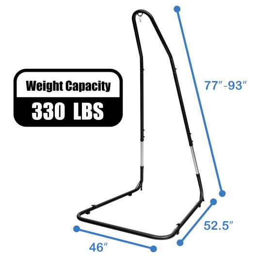 Adjustable Hammock Chair Stand Steel Frame