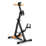 Adjustable LCD Pedal Exercise Bike with Massage-Yellow