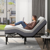 Bed Mattress Gel Memory Foam Convoluted Foam for Adjustable Bed-10 inches