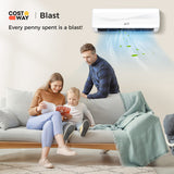 Blast Series 18000 BTU 19 SEER2 208-230V Ductless Mini Split Air Conditioner and Heater