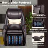 Soothe 26 - Full Body Zero Gravity Massage Chair with Pillow-Brown