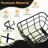 Electric Bike Rear Basket Heavy Duty Metal Rear Bike Basket