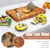 End Grain Cutting Board With Natural Waxes and Oils