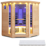 3-5 People Far Infrared Wooden Sauna Room for Home