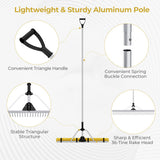Floating Weed Lake Rake 36” Aquatic Pond Weed Cutter with Foam Floats