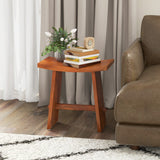 20 Inch Fully Assembled Shower Stool with Curved Seat for Inside Shower