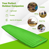 3 Inch Thick Inflatable Waterproof Camping Sleeping Pad-Green