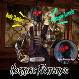 Halloween Animatronic Shaking Haunted Man with Lights and Sound