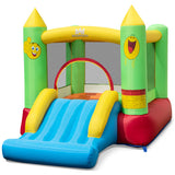 Inflatable Bounce House Kids Blow-up Bouncer with Slide without Blower