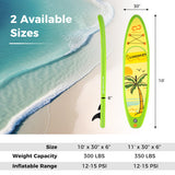 Inflatable Stand up Paddle Board iSUP Board Accessories with 3 Fins-S
