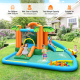 Inflatable Water Slide Park with Upgraded Handrail without Blower