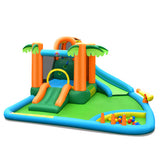 Inflatable Water Slide Park with Upgraded Handrail without Blower