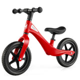 Kids Balance Bike with Rotatable Handlebar and Adjustable Seat Height-Red