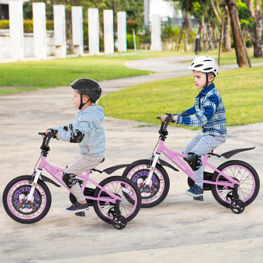 16 Inch Kids Bike for 4-8 Years Old Sport Bicycle with Adjustable Handlebar and Saddle-16 inches