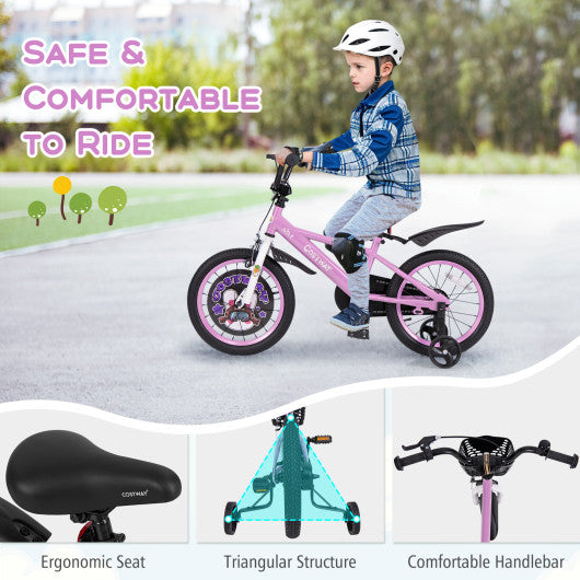 16 Inch Kids Bike for 4-8 Years Old Sport Bicycle with Adjustable Handlebar and Saddle-16 inches