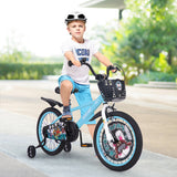 18 Inch Kids Bike with Adjustable Handlebar and Saddle for 4-8 Years Old-18 inches