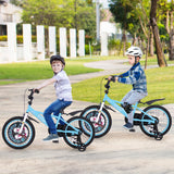 18 Inch Kids Bike with Adjustable Handlebar and Saddle for 4-8 Years Old-18 inches