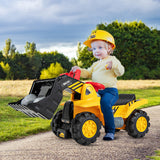 Kids Ride On Bulldozer Toy Play Truck with Adjustable Bucket Aged 3+ Years Old