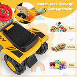 Kids Ride On Bulldozer Toy Play Truck with Adjustable Bucket Aged 3+ Years Old