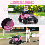 12V 7Ah Licensed Toyota FJ Cruiser Electric Car with Remote Control-Pink