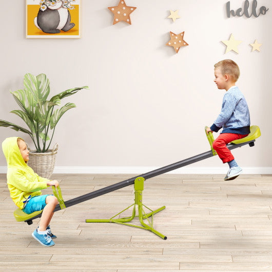 Kids Seesaw Swivel Children Teeter Totter Outdoor Play Set for 2 Children