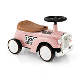 Kids Sit to Stand Vehicle with Working Steering Wheel and Under Seat Storage-Pink