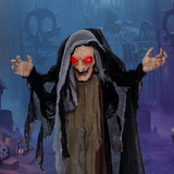 Life Size Animatronic Witch with Pre-Recorded Phrases