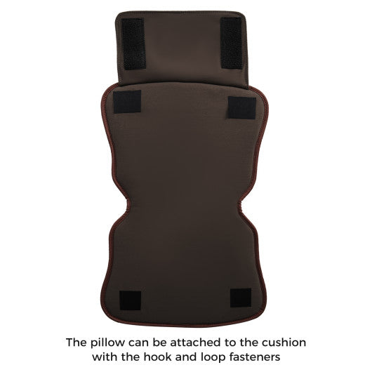 Massage Chair Headrest Pillow -Therapy 03 Parts-Brown