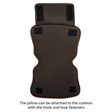 Massage Chair Headrest Pillow -Therapy 03 Parts-Brown