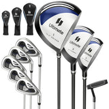 Men's 9 Pieces Complete Golf Club Set-Navy