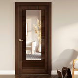 Multipurpose Storage Cabinet with 4 Drawers-Rustic Brown